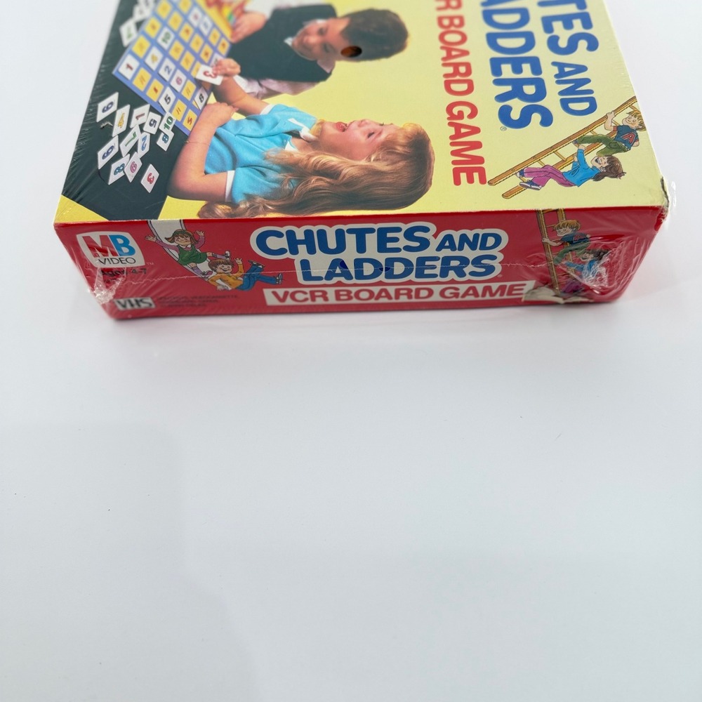 1986 Milton Bradley Chutes and Ladders VCR Board Game Multicolor Vintage NIB - Picture 6 of 6